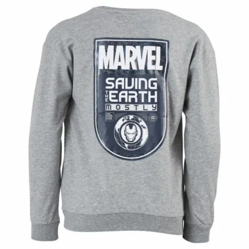 Nkmmarvel Patryc Sweat Bru Mar Grey Melange