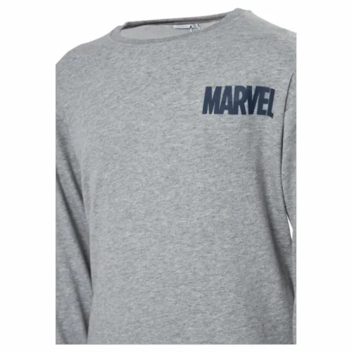 Nkmmarvel Patryc Sweat Bru Mar Grey Melange