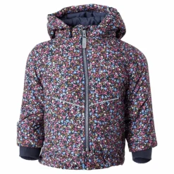 Nmfmaxi Jacket Petit Flower1 Odyssey Gray
