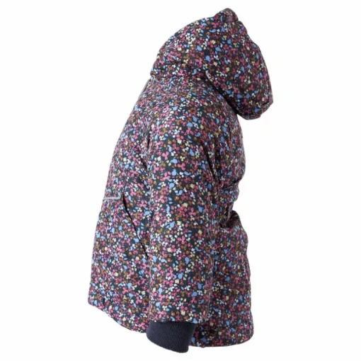 Nmfmaxi Jacket Petit Flower1 Odyssey Gray