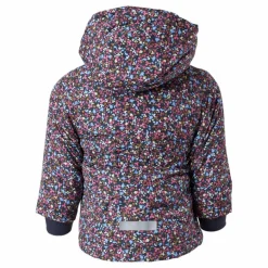 Nmfmaxi Jacket Petit Flower1 Odyssey Gray