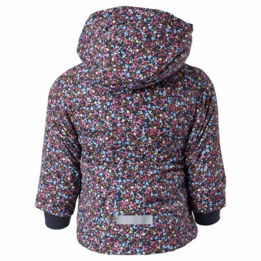 Nmfmaxi Jacket Petit Flower1 Odyssey Gray