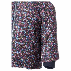 Nmfmaxi Jacket Petit Flower1 Odyssey Gray