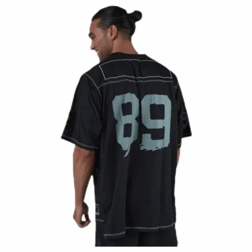 No1 Football tee Black