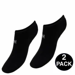 No Show Socks - Leo 2-Pack Black