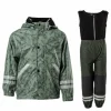 Nordskog Fleece-Lined Rain Set Green