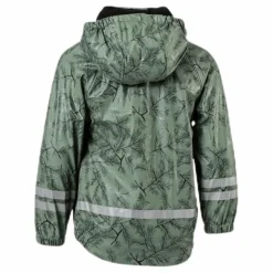 Nordskog Fleece-Lined Rain Set Green