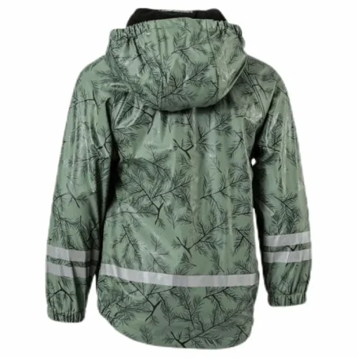 Nordskog Fleece-Lined Rain Set Green