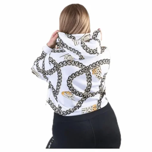 NSW Hoody Glam Dunk Plus White