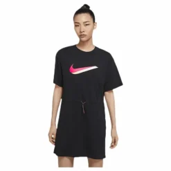 Nsw Icn Clsh Dress Ss Black