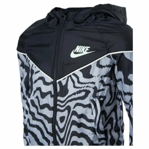 NSW Windrunner AOP Jacket Black