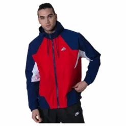 Nsw Wr Jacket Woven Signature Blue/Red