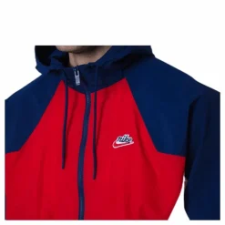 Nsw Wr Jacket Woven Signature Blue/Red