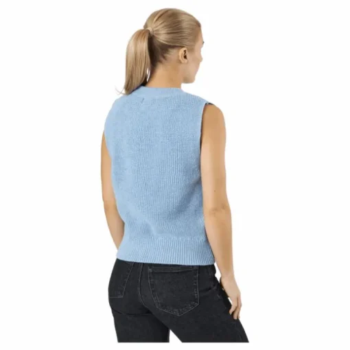 Onlparis Life Vest Knt Sky Blue