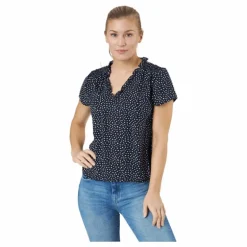 Onlsonja Life S/s V-neck Top P Night Sky