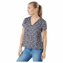 Onlsonja Life S/s V-neck Top N Night Sky