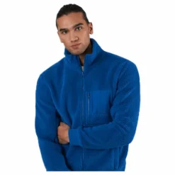 Original Pile Zip Jacket Blue