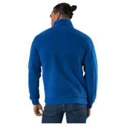 Original Pile Zip Jacket Blue