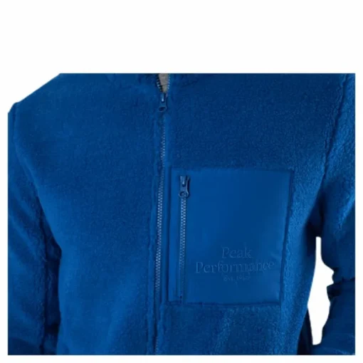 Original Pile Zip Jacket Blue