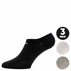 3-pack Everyday Lightweight No Show Patterned