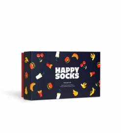 3-pack Food Socks Gift Set Navy