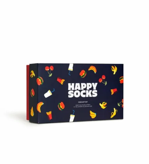 3-pack Food Socks Gift Set Navy