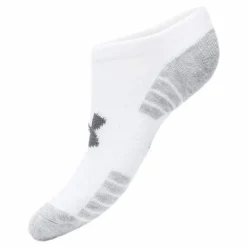 3-Pack Heatgear No Show Jr White