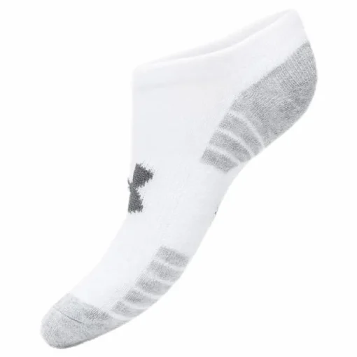 3-Pack Heatgear No Show Jr White