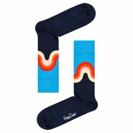 4-pack Navy Socks Gift Set Burgundy