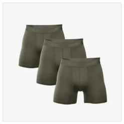 3-pack Performance Boxer Army Green