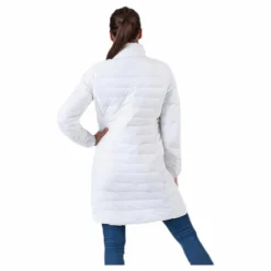Padded Jacket Long Logo Avera White