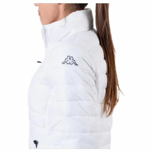 Padded Jacket Long Logo Avera White
