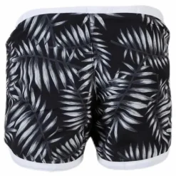 Palm Swim Diaper Shorts Black