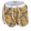 Palm Swim Diaper Shorts Yellow