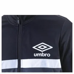 Panelled Track Top Black