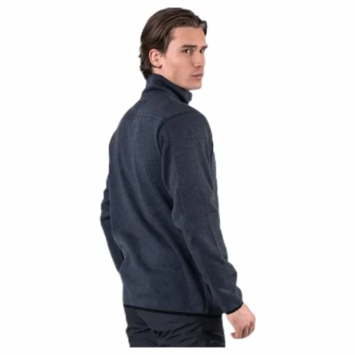 Pareman Melange Fleece Jacket Grey