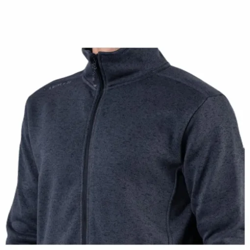 Pareman Melange Fleece Jacket Grey