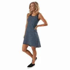 Pasadena Dress Blue/White