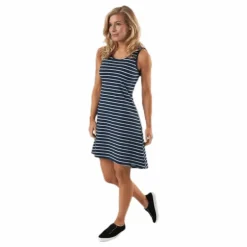 Pasadena Dress Blue/White