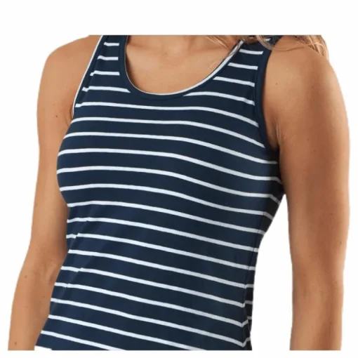 Pasadena Dress Blue/White