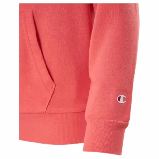 Pastel Hooded Sweatshirt Junior Red