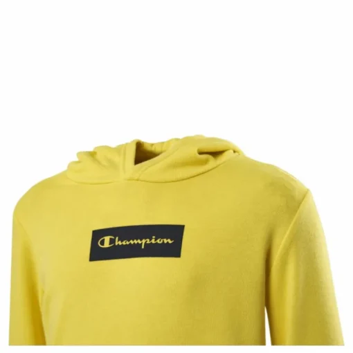 Pastel Hooded Sweatshirt Junior Yellow