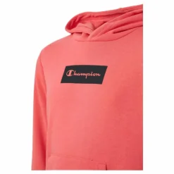 Pastel Hooded Sweatshirt Junior Red