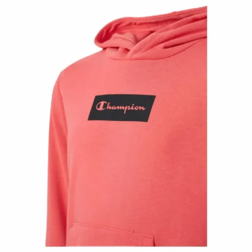 Pastel Hooded Sweatshirt Junior Red