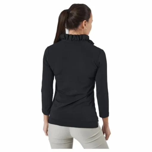 Patrice 3/4 Polo Shirt Black