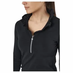 Patrice 3/4 Polo Shirt Black