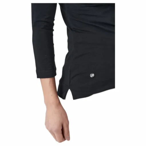 Patrice 3/4 Polo Shirt Black
