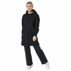 Pcchilli Ls Sweat Dress Bc Black