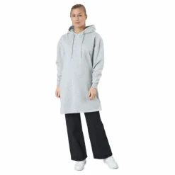 Pcchilli Ls Sweat Dress Bc Light Grey Melange