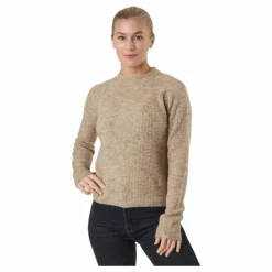 Pcellen Ls O-neck Knit Bc Silver Mink